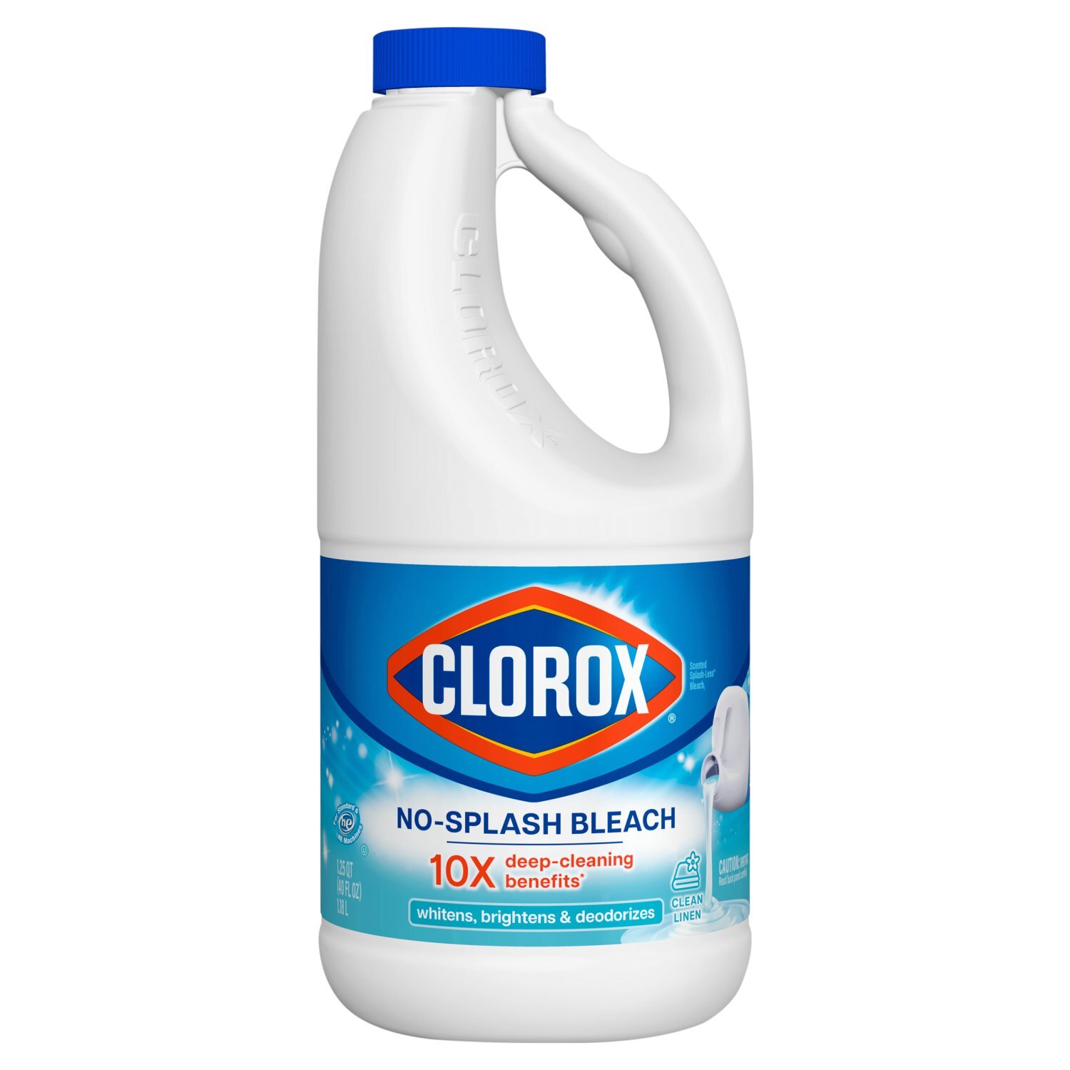 3.99 CLOROX NO SPLASH BLEACH 40 FL OZ
